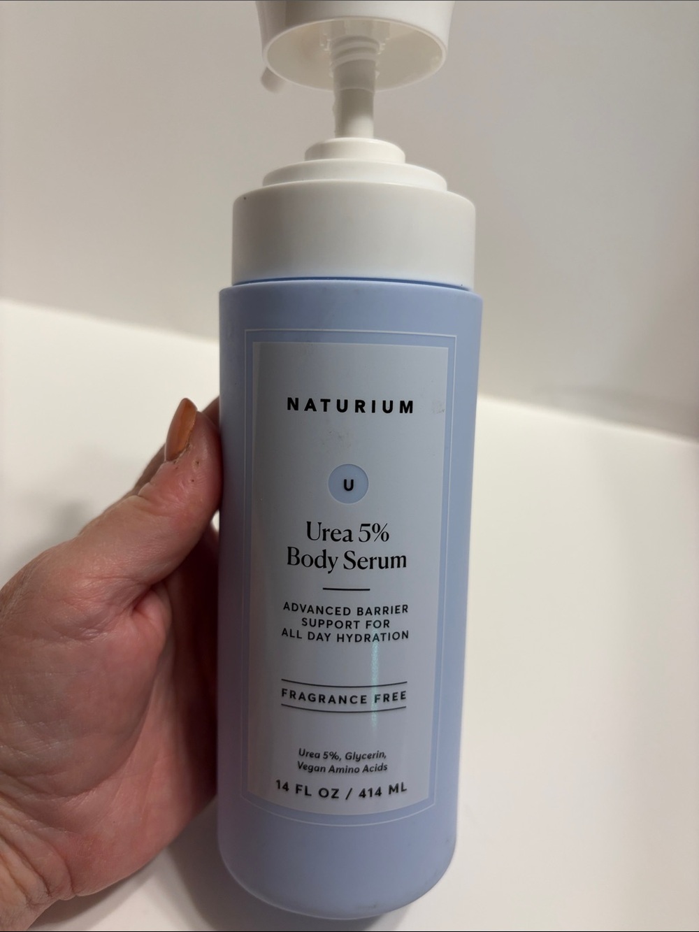Naturium Urea 5% Body Serum — Hydrating Body Moisturizer (Light Blue)